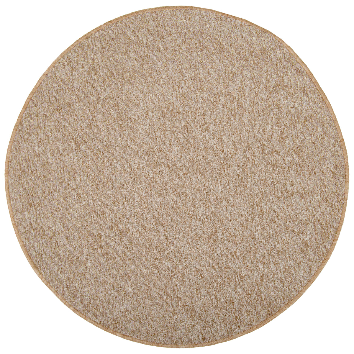 kumipohjainen matto carina beige pyöreä
