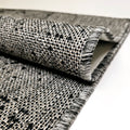 kumipohjainen matto dawn foam patchwork harmaa materiaali