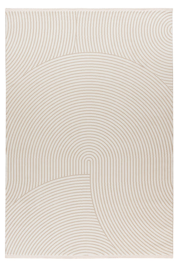 Elif 402 Valkoinen - Lyhytnukkainen Matto 160 x 230 cm