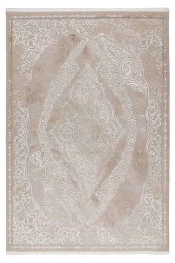 Elif 404 Beige - Lyhytnukkainen Matto 160 x 230 cm