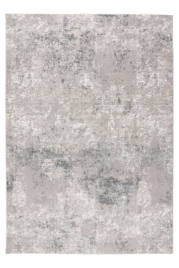 Elif 407 Silver - Lyhytnukkainen Matto 160 x 230 cm