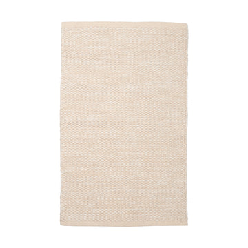 yksivärinen puuvillamatto lumme beige pääkuva