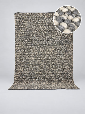 Siina Harmaa - 160 x 230 cm - Villamatto