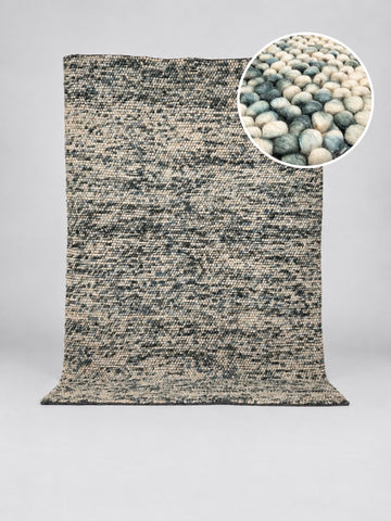 Siina Vihreä - 160 x 230 cm - Villamatto