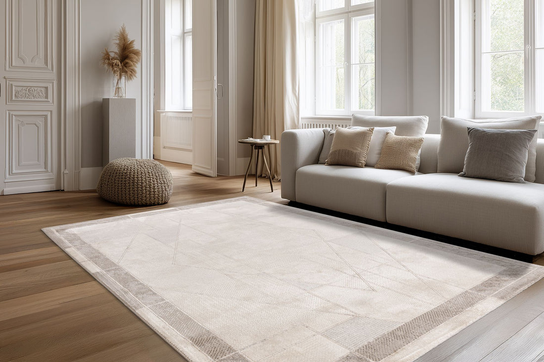 Chalet 705 Beige - 160 x 230cm - Lyhytnukkainen matto