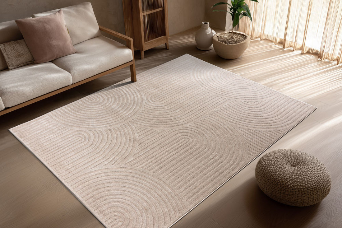 Gala Beige - 160 x 230 cm - Lyhytnukkainen matto