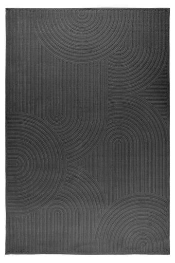 Gala Tummanharmaa - 160 x 230 cm - Lyhytnukkainen matto