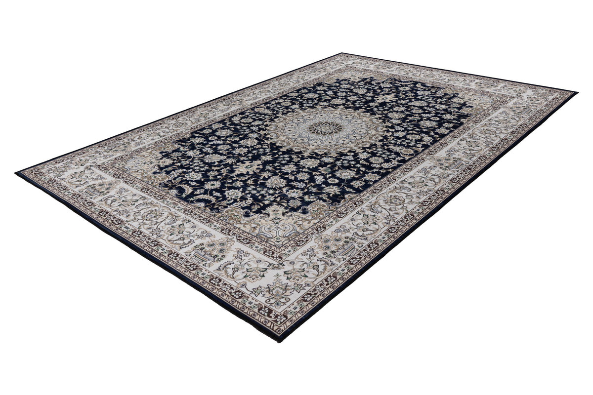 itämais tyylinen matto dunya 101 navy koko