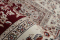 punainen itämais tyylinen matto dunya 101 materiaali
