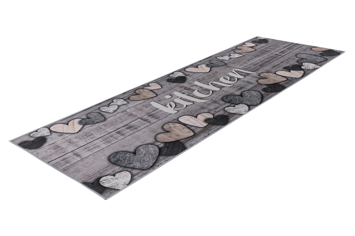 keittiön matto luna 105 grey koko