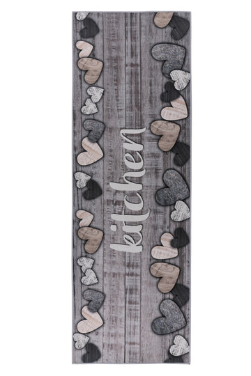 keittiön matto luna 105 grey pääkuva