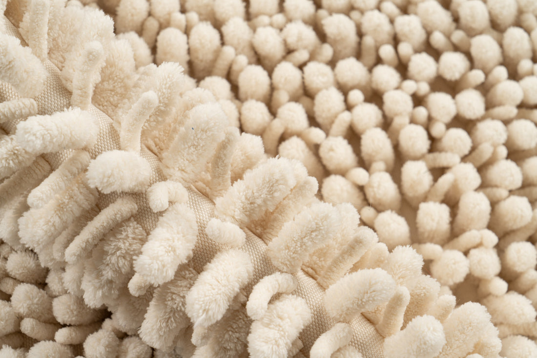 Kylpyhuonematto Fluffy Valkoinen