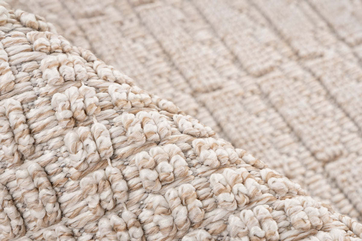 moderni beige matto luxor 301 lähikuva