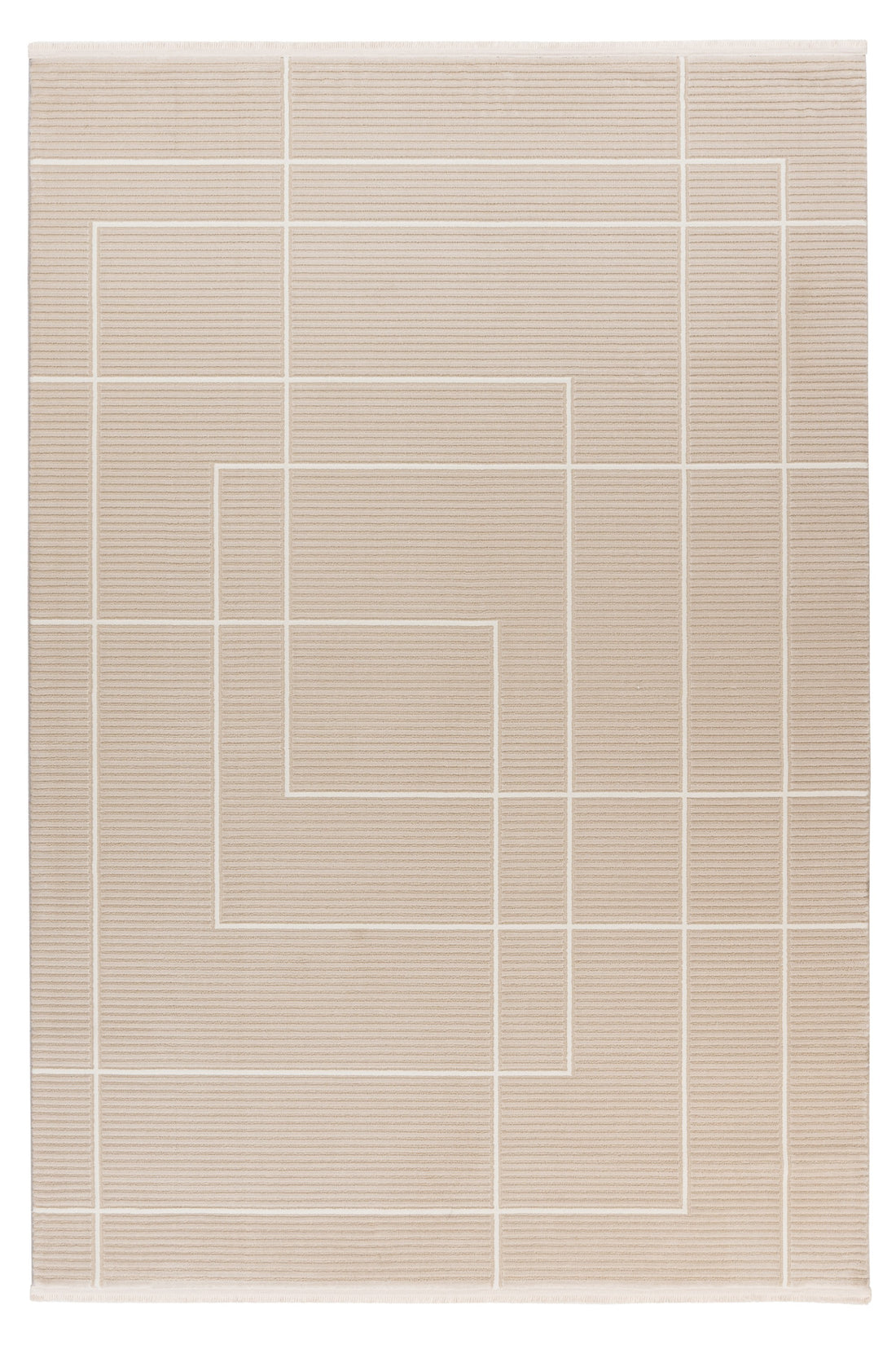 lyhyt nukkainen matto elif 401 beige pääkuva