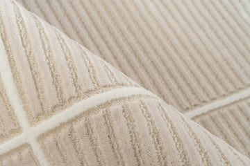lyhyt nukkainen matto elif 401 beige pinta