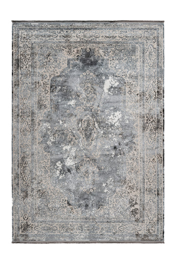 Elyssee 902 Silver 160 x 230 cm - Lyhyt nukkainen Matto