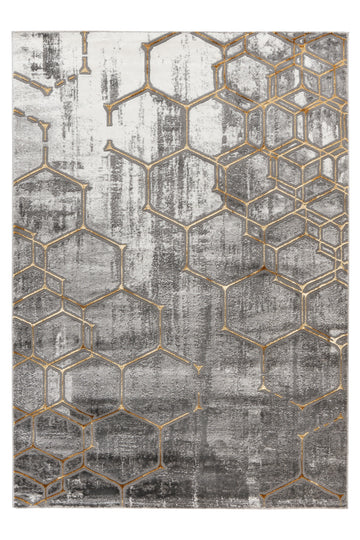Lyhytnukkainen matto Marmaris 405 Kulta 160 x 230 cm