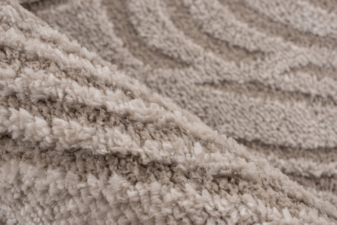 beige yksivärinen olohuoneen matto lotus pääkuva