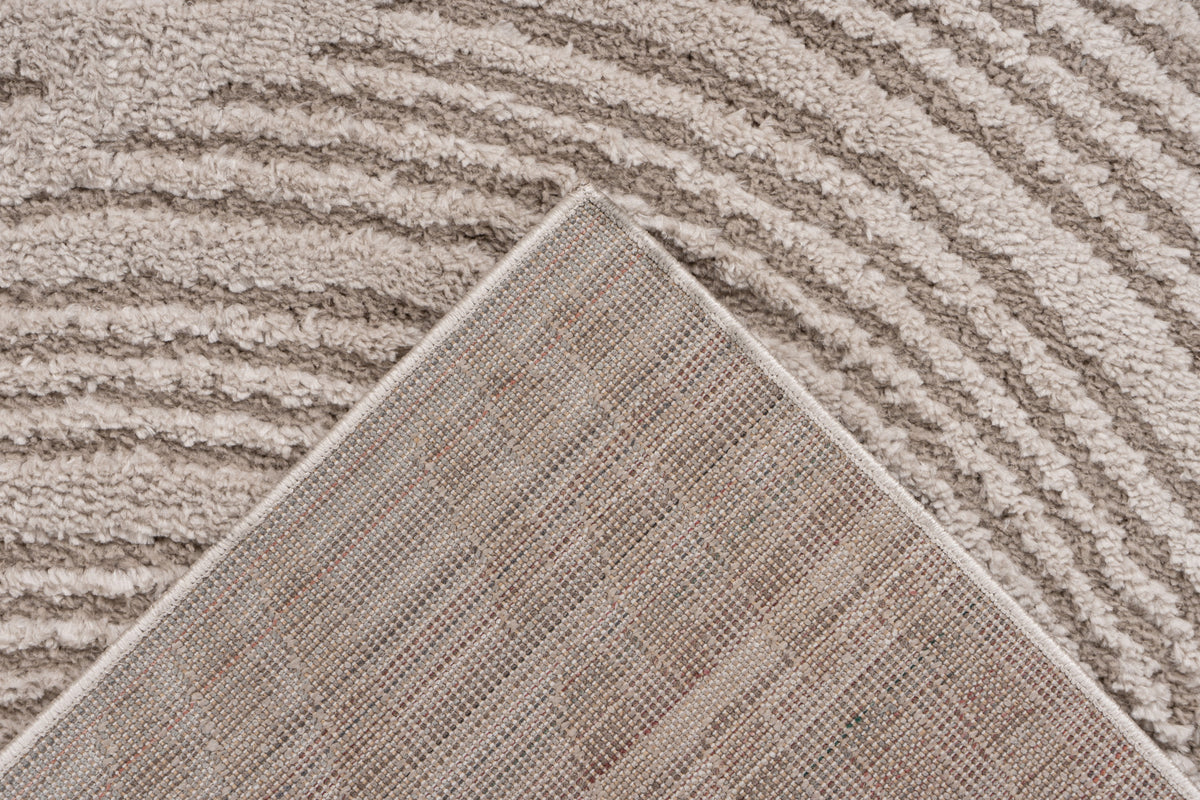 beige yksivärinen olohuoneen matto lotus pohja