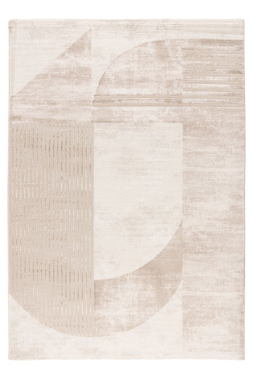 Nancy 502 Beige - 160 x 230cm - Lyhytnukkainen matto