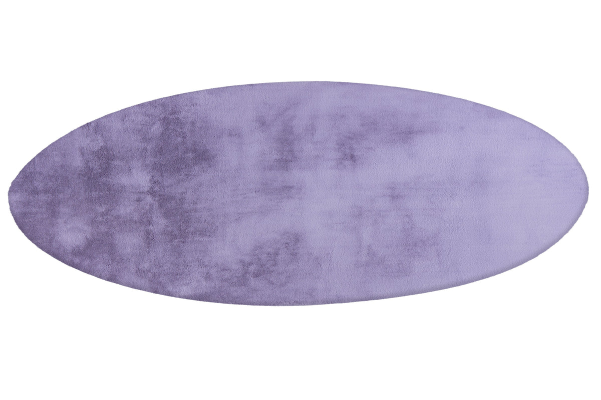 yksivärinen violetti nukkamatto paradise pyöreä koko