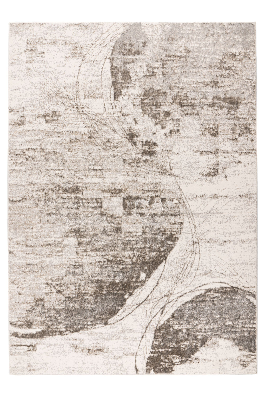 Sedef 403 160 x 230cm - Beige/Silver - Lyhytnukkainen Matto