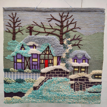 Seinävaate Talvimaisema 93 cm x 90 cm