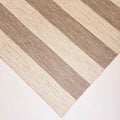 villamatto stripes beigen kulma läheltä