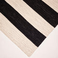 villamatto stripes harmaan kulma
